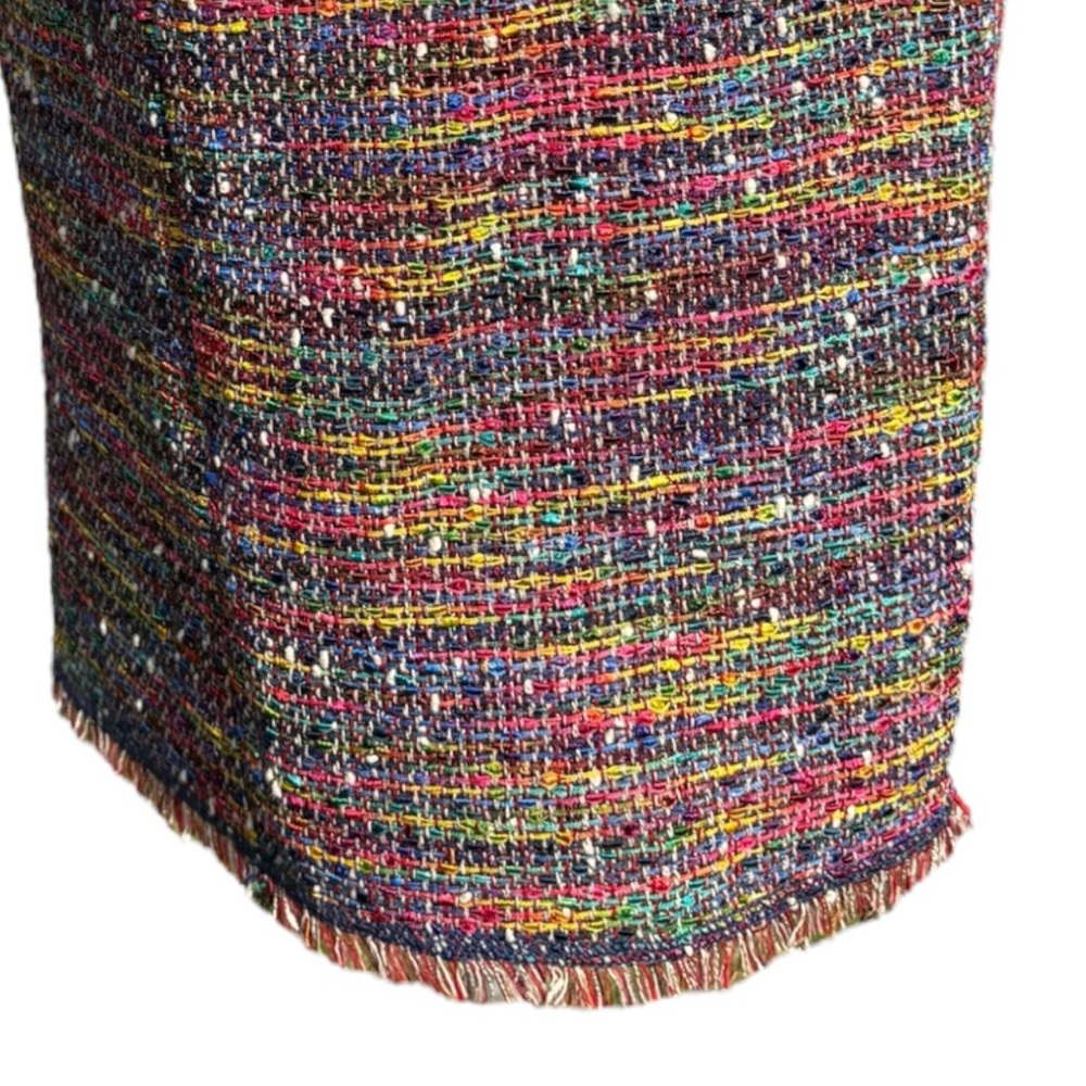 Escada Vibrant Multicolor Rainbow Pencil Skirt | S - Picture 5 of 12